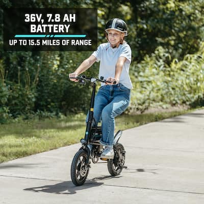 GoTrax Z4 SWIFT Foldable eBike w/ 25mi Max Operating Range and GoTrax Z4 SWIFT Foldable eBike w/ 25mi Max Operating Range and