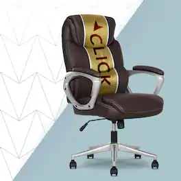 Click365 - Classic Comfort Manager Chair - Walnut Brown