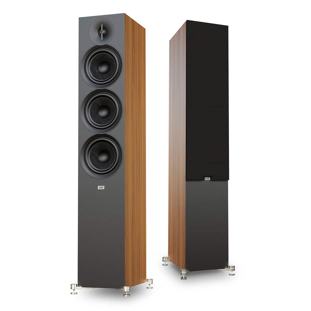 ELAC - DF63 Debut 3.0 6.5 Inch Floorstanding Speaker - Pair - Walnut