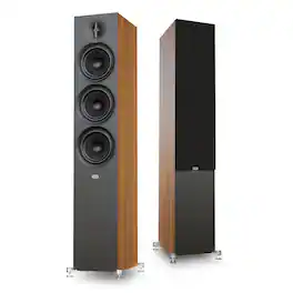 ELAC - DF63 Debut 3.0 6.5 Inch Floorstanding Speaker - Pair - Walnut