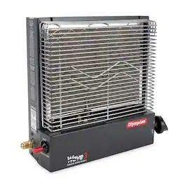 Camco - Olympian Wave-3 Portable Catalytic Safety Heater for RV Use, 3,000 BTU - Black