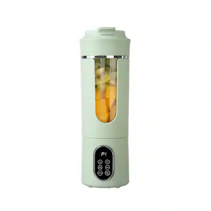 Front. Luckbyte - Portable Electric Juicer - 530ml USB Rechargeable Personal Blender with 12-Blade System & Ice Crushing for Travel - Green.