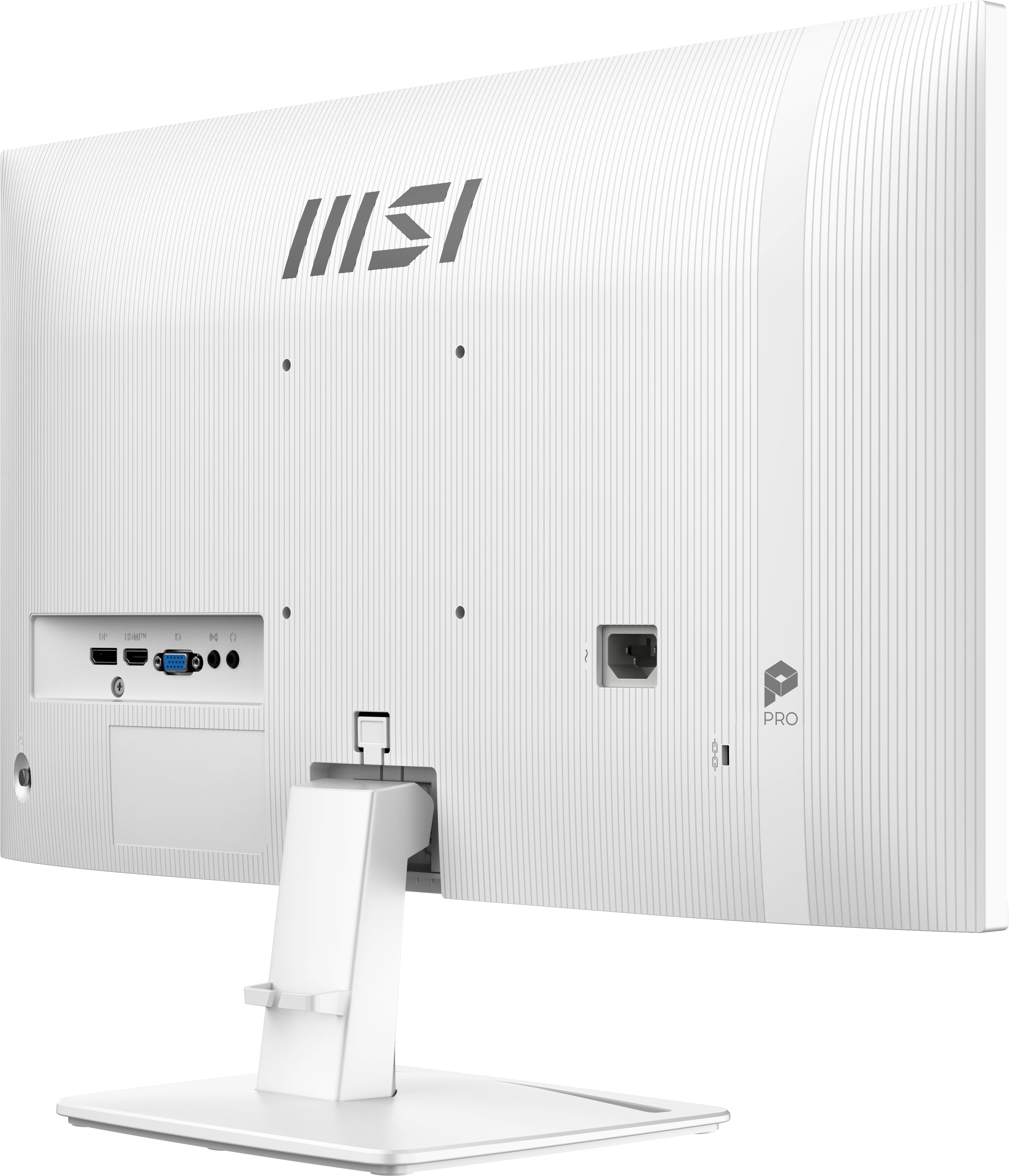 MSI is the brand of the computer monitor in the image.