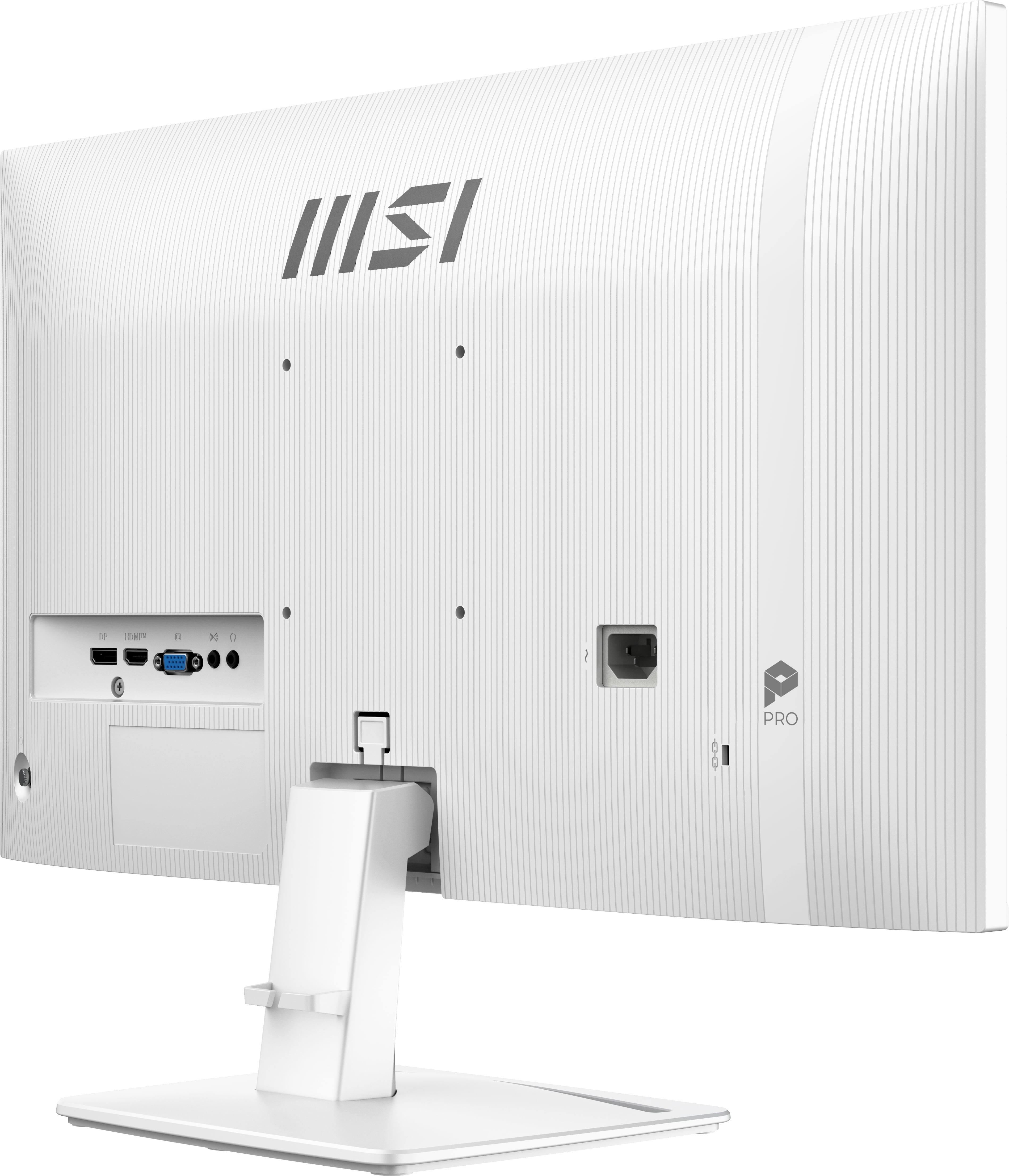 MSI is the brand of the computer monitor in the image.