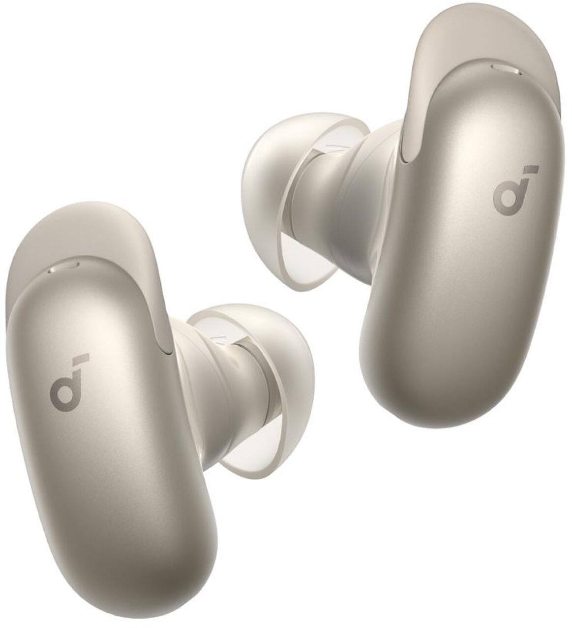 Alt View 4. Anker - Anker - Soundcore Liberty 5 Pro Max Noise Cancelling Earbuds with AI-Note Taker Case - Gold - Gold.