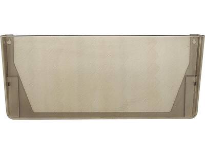 Alt View 1. Officemate -  1-Pocket Plastic Legal Size Wall File, Smoke  - Smoke.