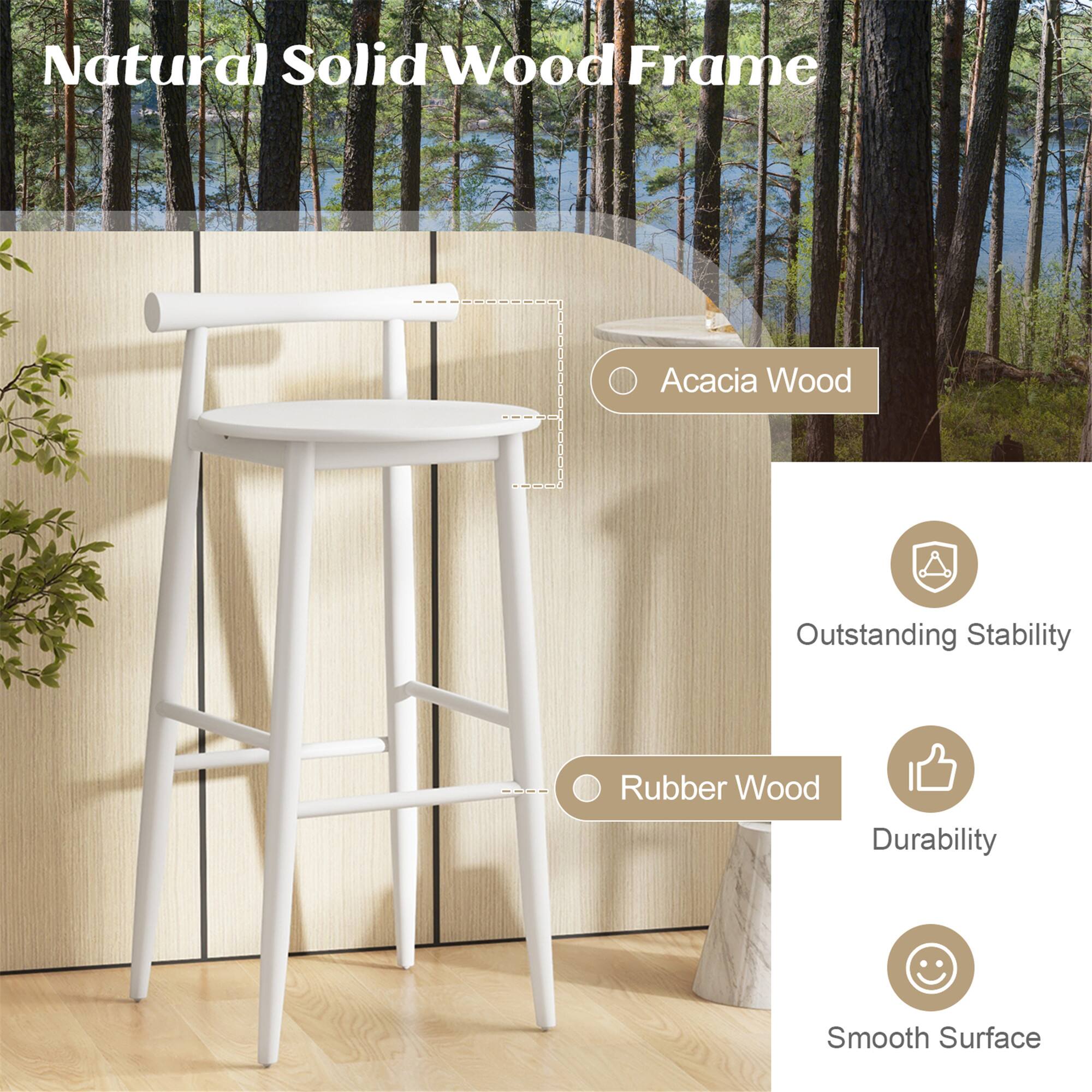 Natural Solid Wood Frame

Acacia Wood
Rubber Wood

Outstanding Stability
Durability
Smooth Surface