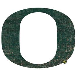 Fan Creations - Oregon Ducks Distressed Logo Cutout Sign - Multicolor