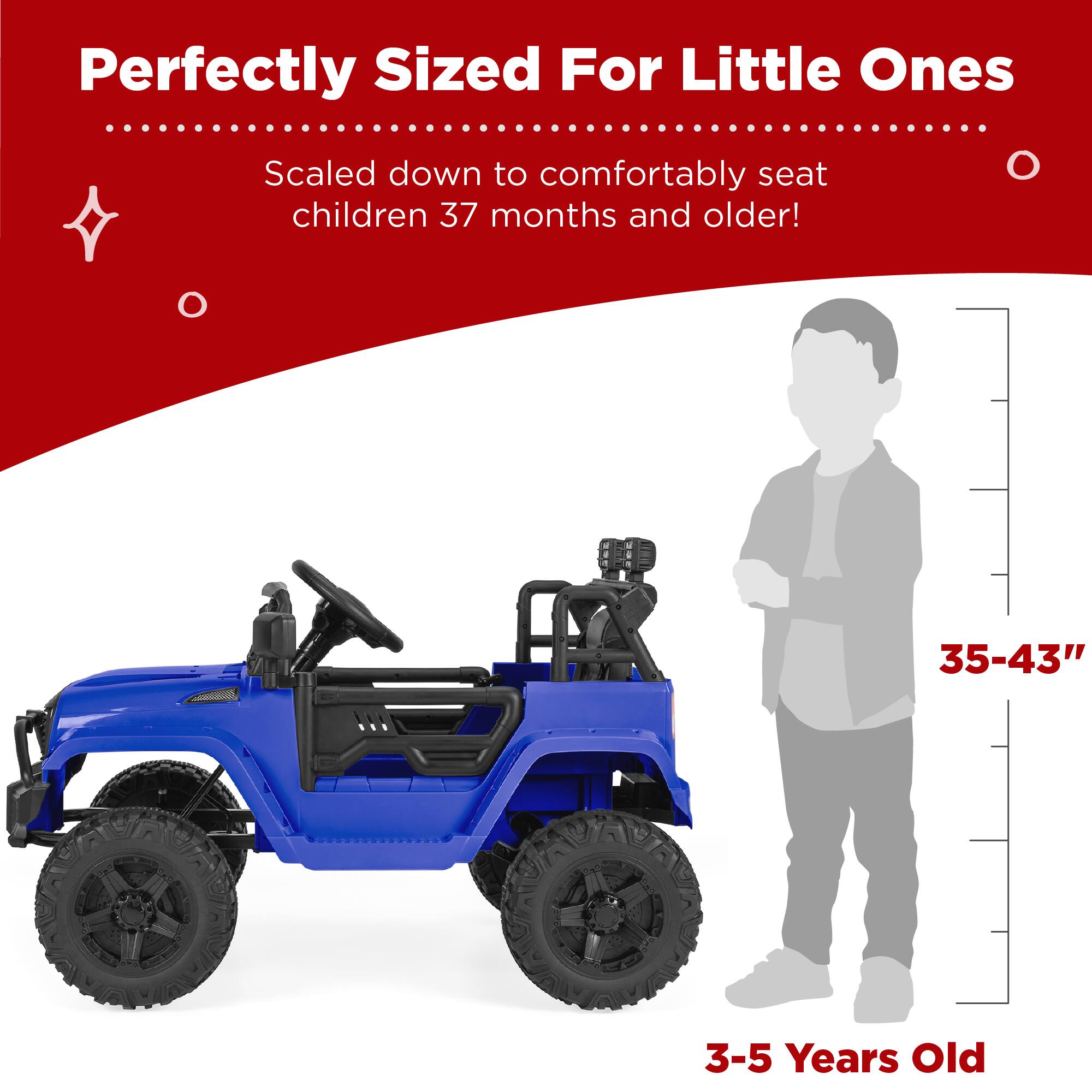 Perfectly Sized For Little Ones

Scaled down to comfortably seat children 37 months and older!

35-43" 3-5 Years Old