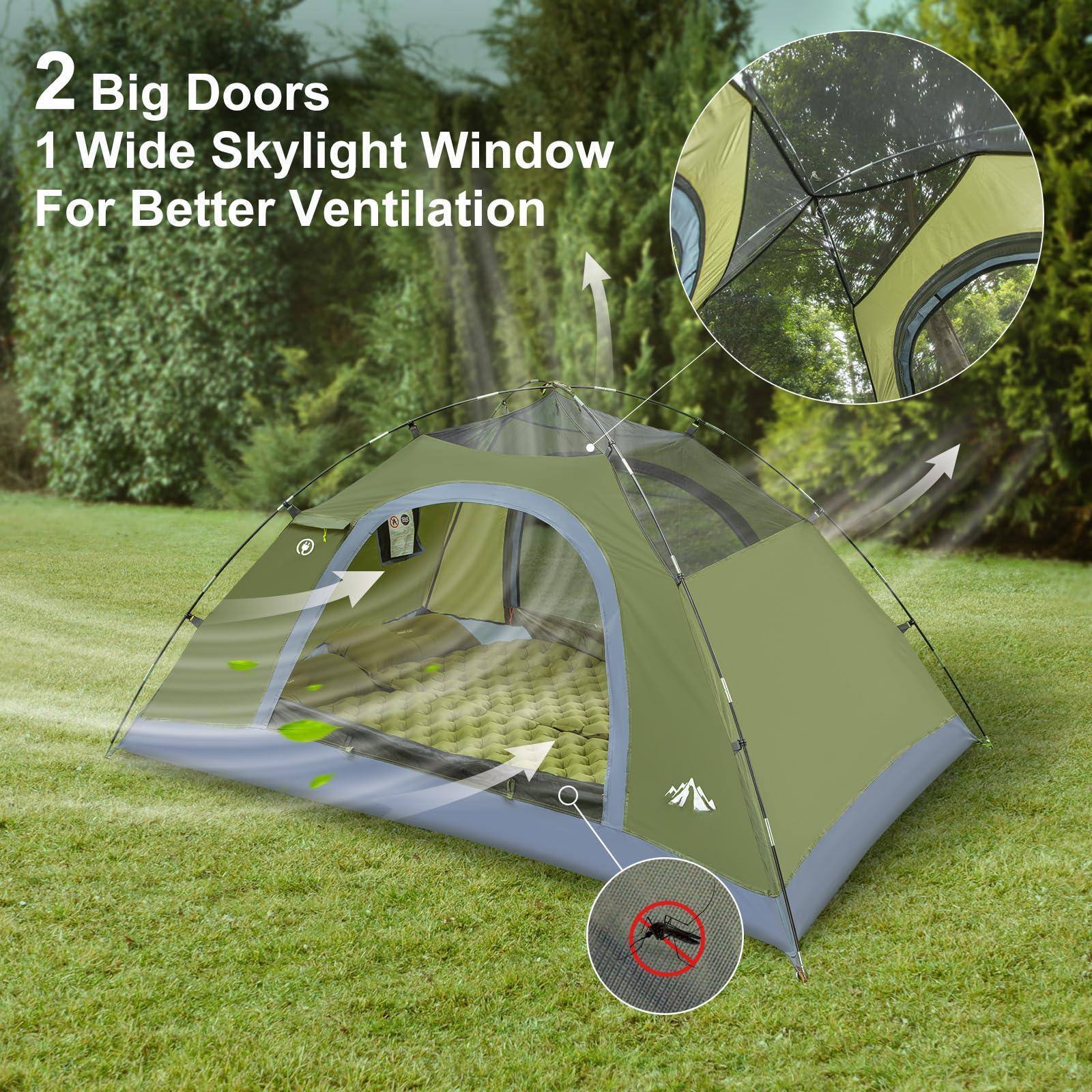 2 Big Doors  
1 Wide Skylight Window  
For Better Ventilation