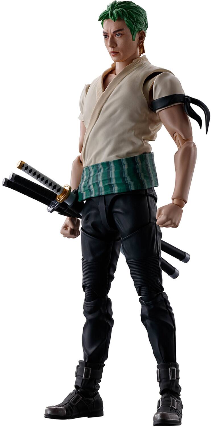 Bandai - Tamashii Nations - A Netflix Series: One Piece - S.H.Figuarts - Roronoa Zoro - COLLECTIBLES - Multicolor