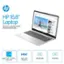 The text on the image reads: "hp HP 15.6" Laptop Best for entertainment and personal use - intel CORE i intel. SSD RAM IM Intel Core i3-1315U processor Intel UHD Graphics 256 GB SSD 8 GB RAM".