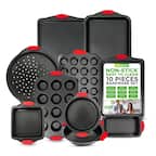 nutrichef NON-STICK EASY TO CLEAN 10 PIECES BAKEWARE SET