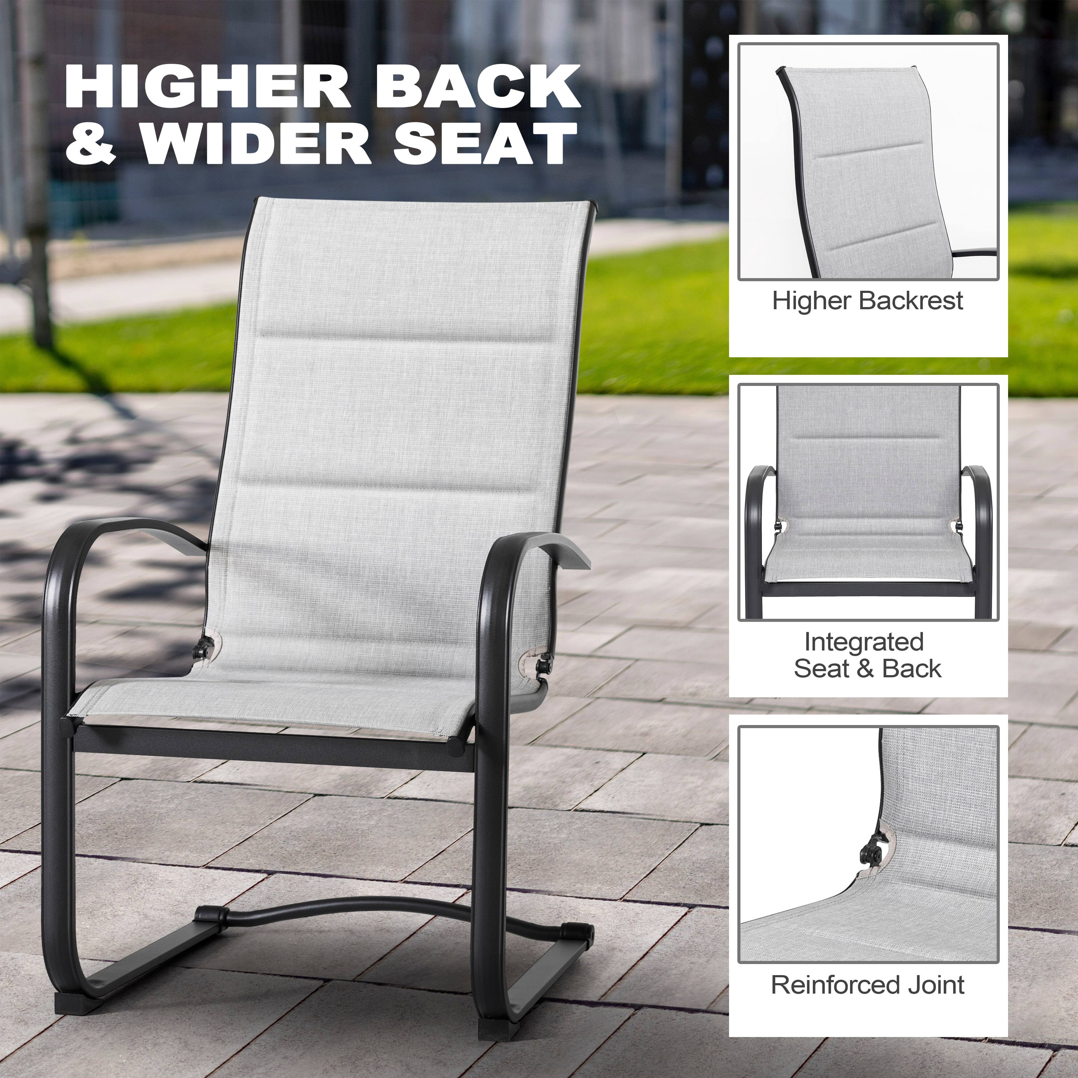 HIGHER BACK & WIDER SEAT

- Higher Backrest
- Integrated Seat & Back
- Reinforced Joint
