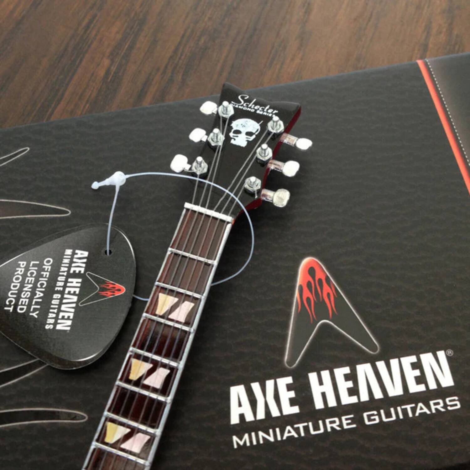 Avenged Sevenfold Axe Heaven Zacky Vengeance 6661 Red Mini Guitar