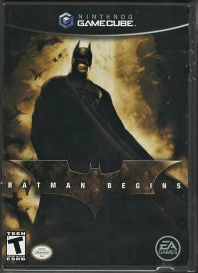 NINTENDO GAMECUBE  
BATMAN BEGINS  
TEEN T ESRB  
EA GAMES