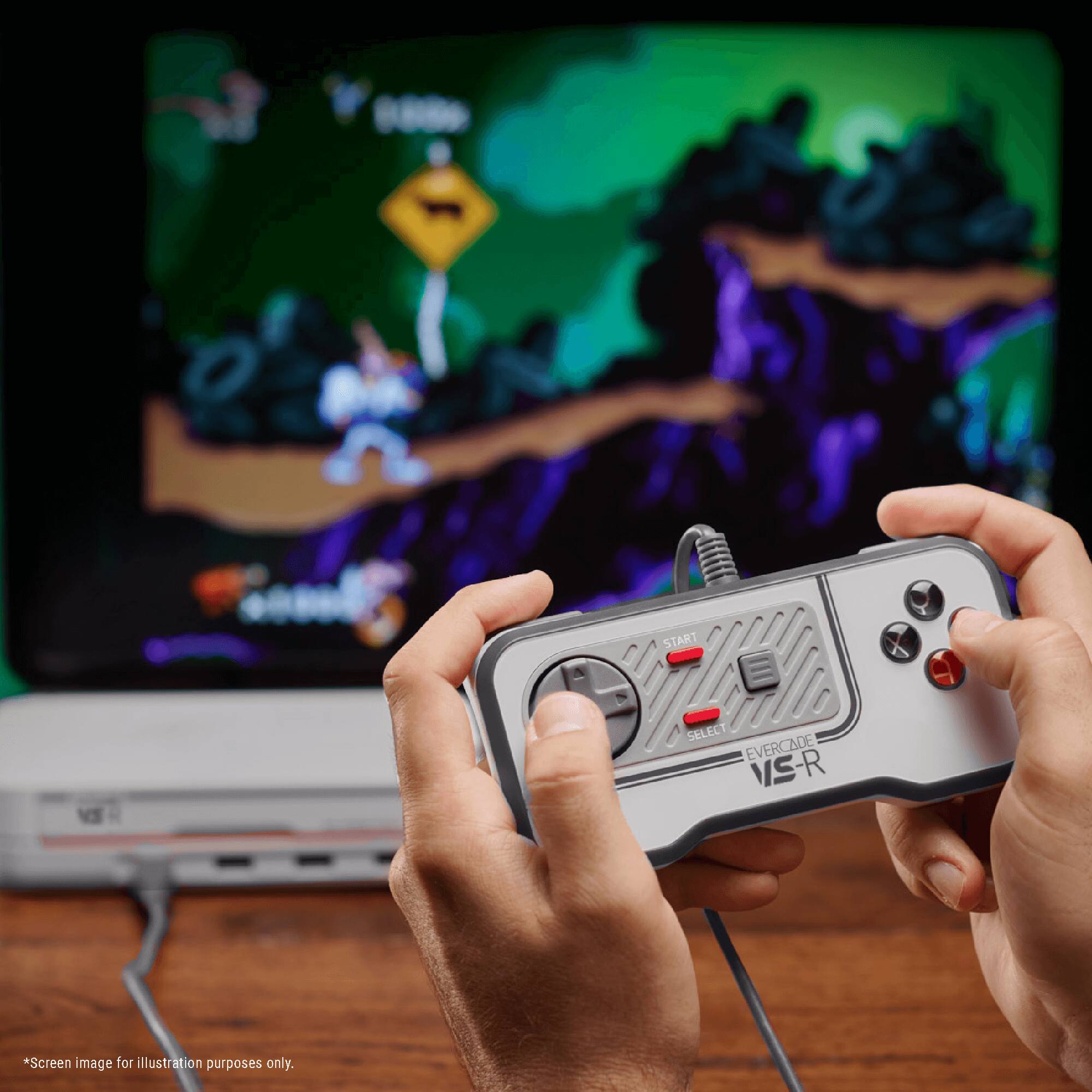 START   SELECT EVERCADE VS-R  
*Screen image for illustration purposes only.