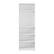 Front. CorLiving - Teo Collection 5-Tier Floor-Standing Bookcase - White.