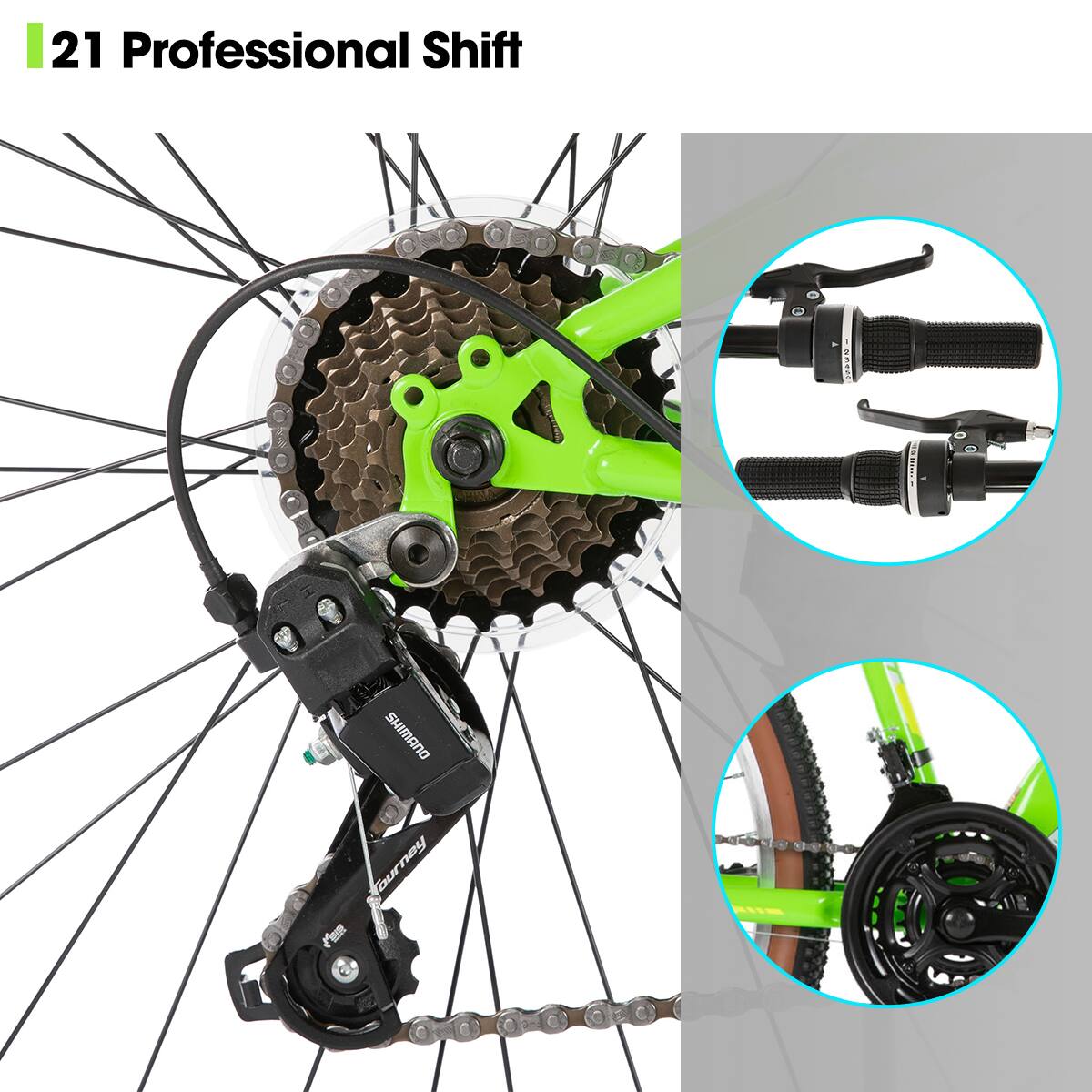 21 Professional Shift

SHIMANO Burney