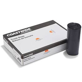 Coastwide Professional - 30-33 Gallon Trash Bag, 33" x 39", Low Density, 1.5 mil, 100 Bags/Box - Black