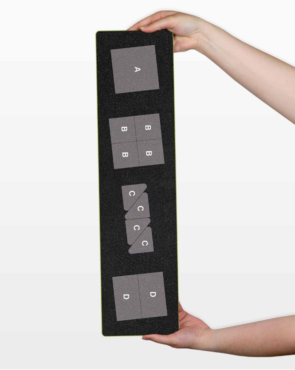 Back. AccuQuilt - GO! Plaited Block-12 Finished Die - Multicolor.