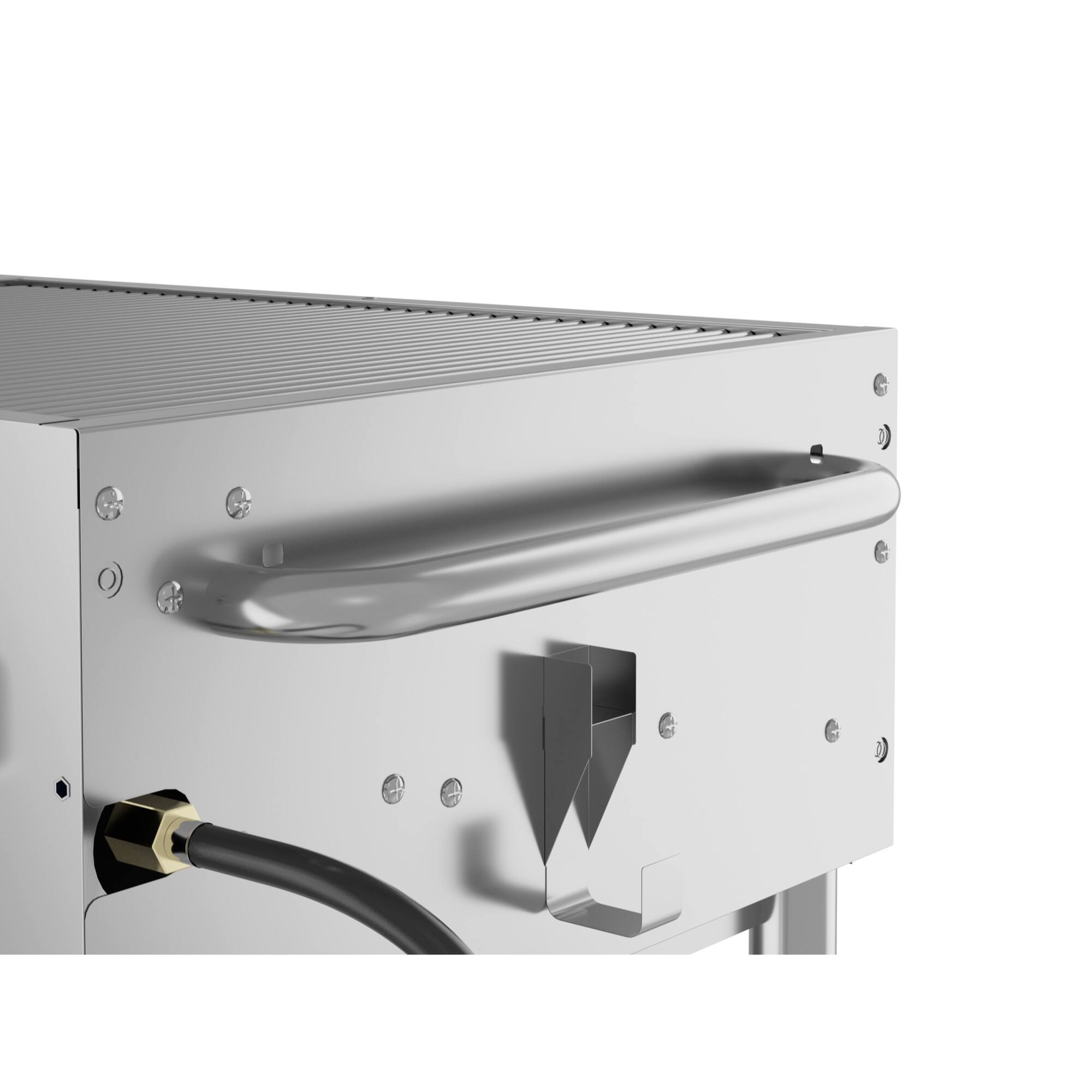 Alt View 5. Koolmore - 72 in. Commercial Outdoor Propane Gas Grill with 36 in. Griddle in Stainless-Steel, ETL Listed (CGKIT7-G36) - Stainless Steel.