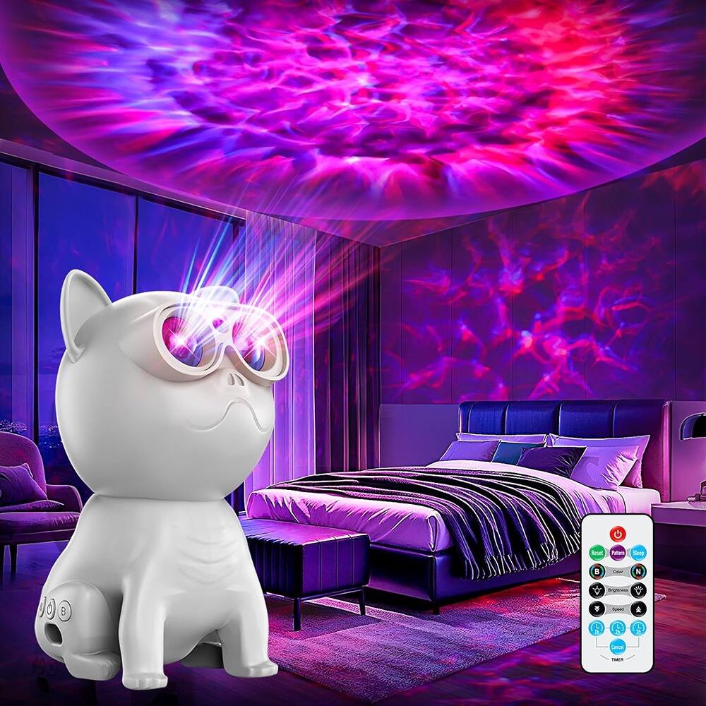 ACJPR - Galaxy Projector – Nebula Ceiling Night Light, Remote & Timer, Bedroom Décor