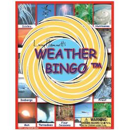 Lucy Hammett Games - Lucy Hammett Weather Bingo Learning Game Fun Meteorology Activity for Classrooms or Home