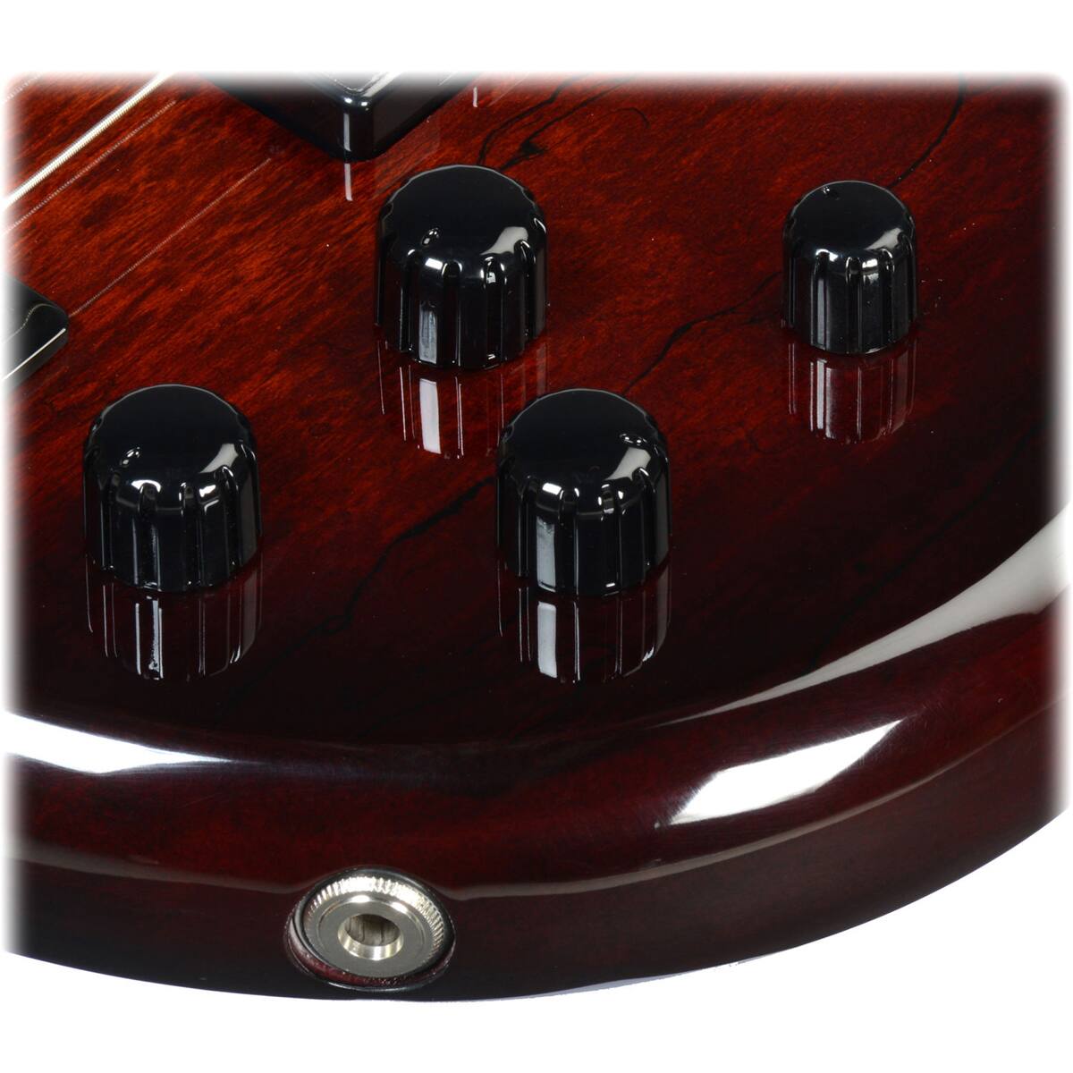 Alt View 2. Ibanez - Ibanez GIO Series GSR205SM 5-String Electric Bass Guitar, Rosewood Fretboard, Charcoal Brown Burst.