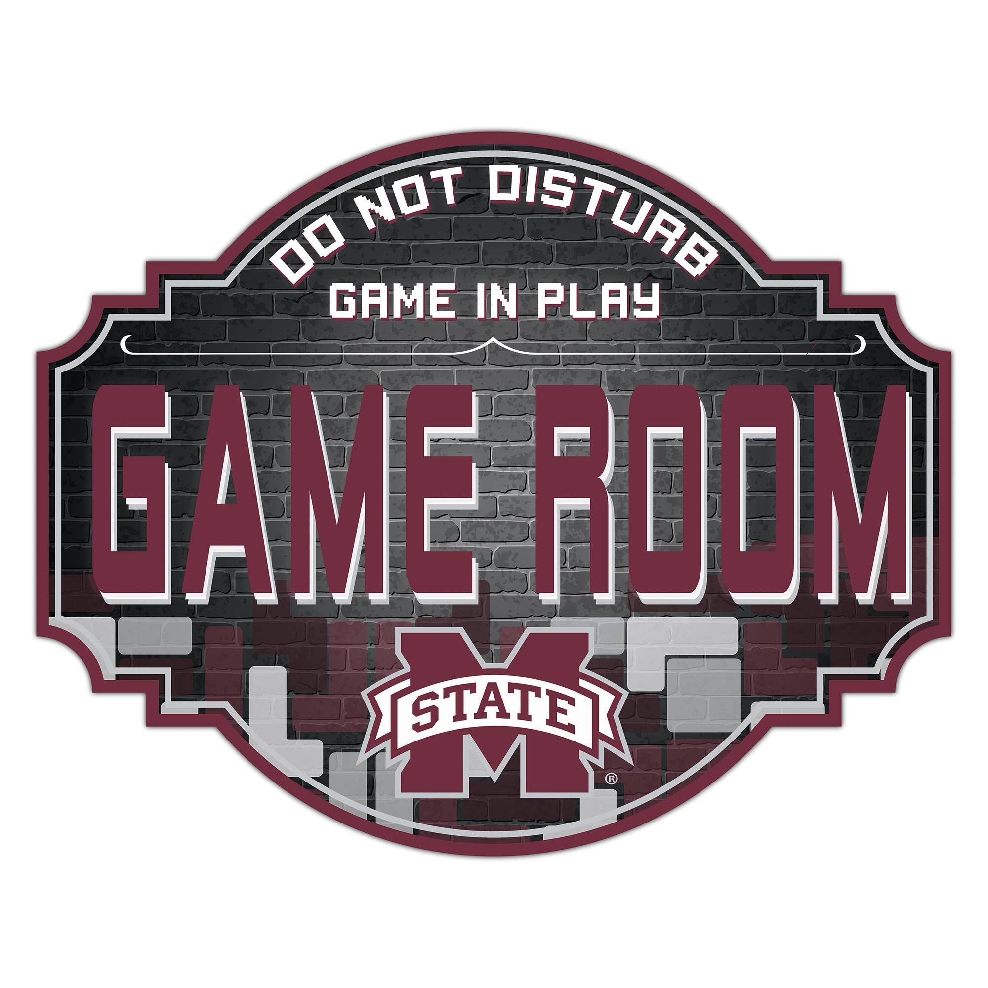 Mississippi State Bulldogs 12'' Game Room Tavern Sign