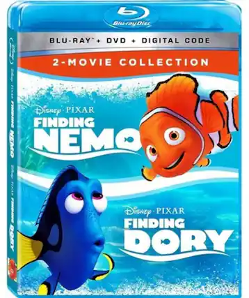 Front. Finding Nemo / Finding Dora: 2-Movie Collection - BLU-RAY.