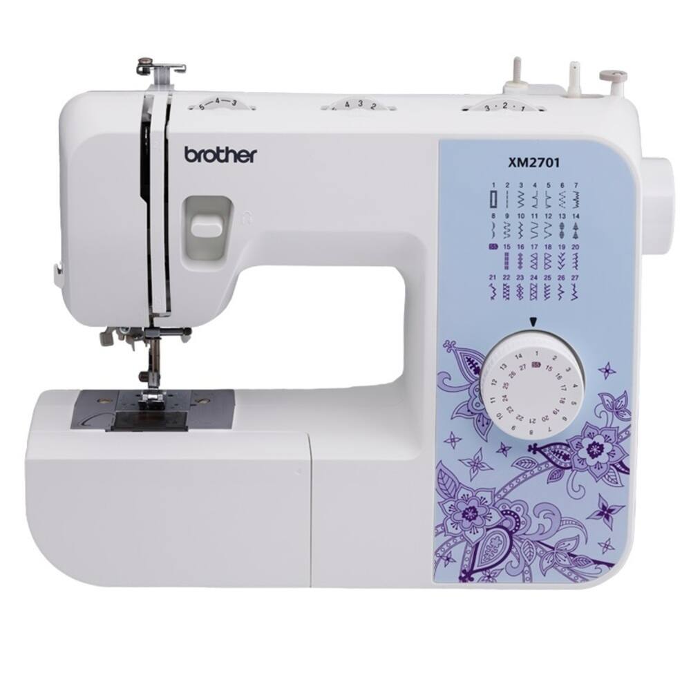 Brother - Sewing Machine, XM2701, Lightweight Machine with 27 Stitches, 6 Included Sewing Feet