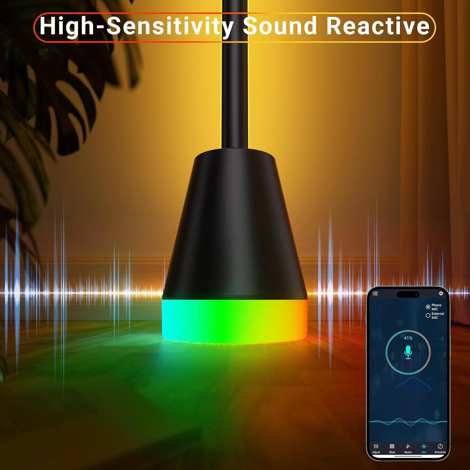 High-Sensitivity Sound Reactive