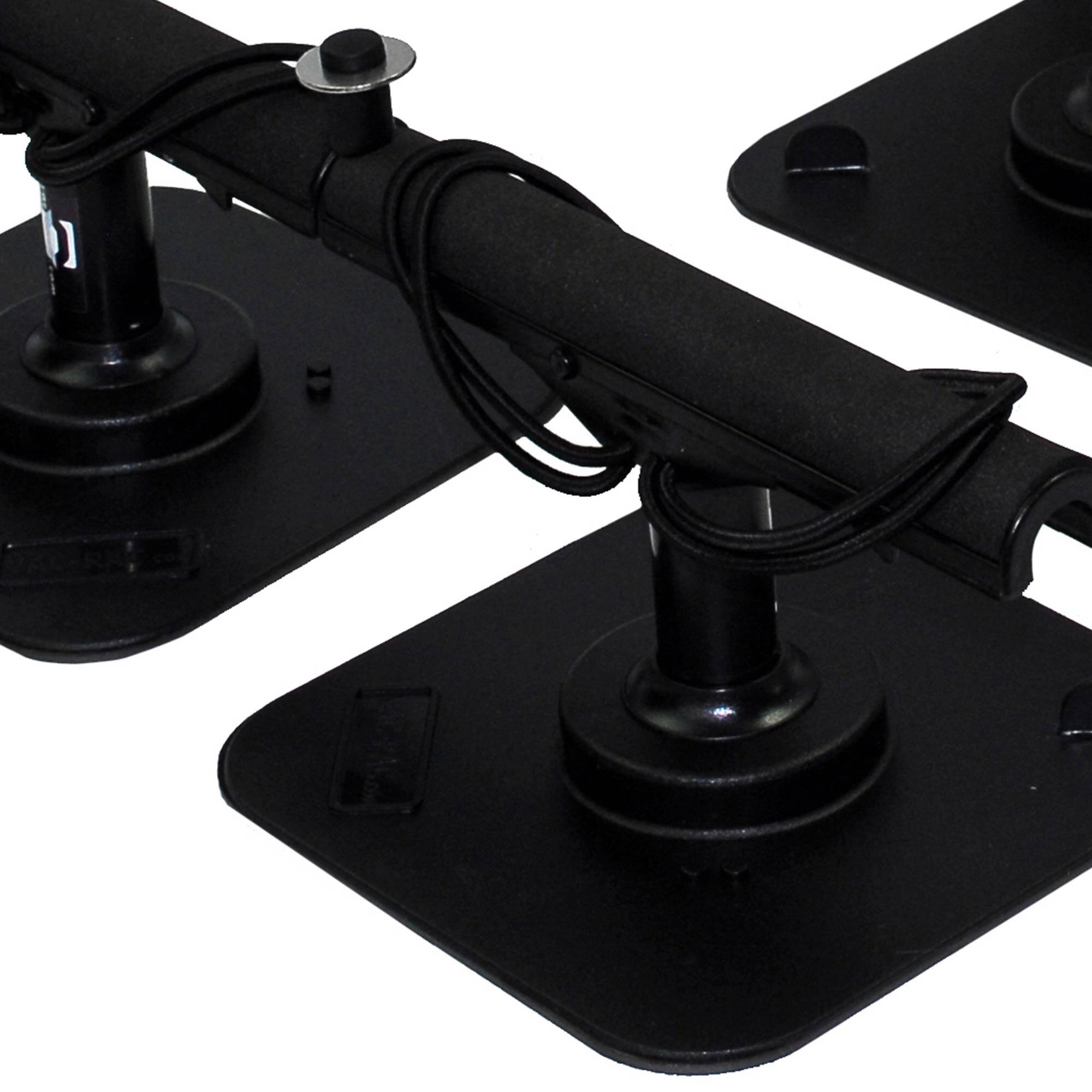 Alt View 3. Vac Rac - Vac Rac Pro Combi Magnetic Base T Bar Design Rod Rack Holds Up To 8 Rods, Black - Black.