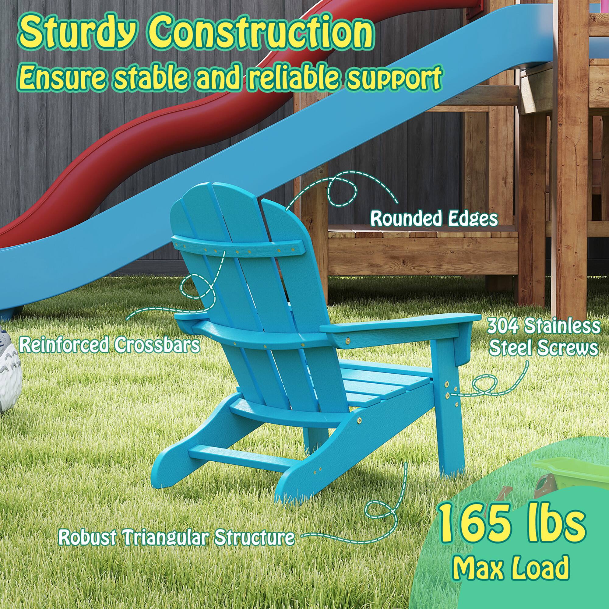 Sturdy Construction, Ensure stable and reliable support, Rounded Edges, Reinforced Crossbars, 304 Stainless Steel Screws, Robust Triangular Structure, 165 lbs Max Load