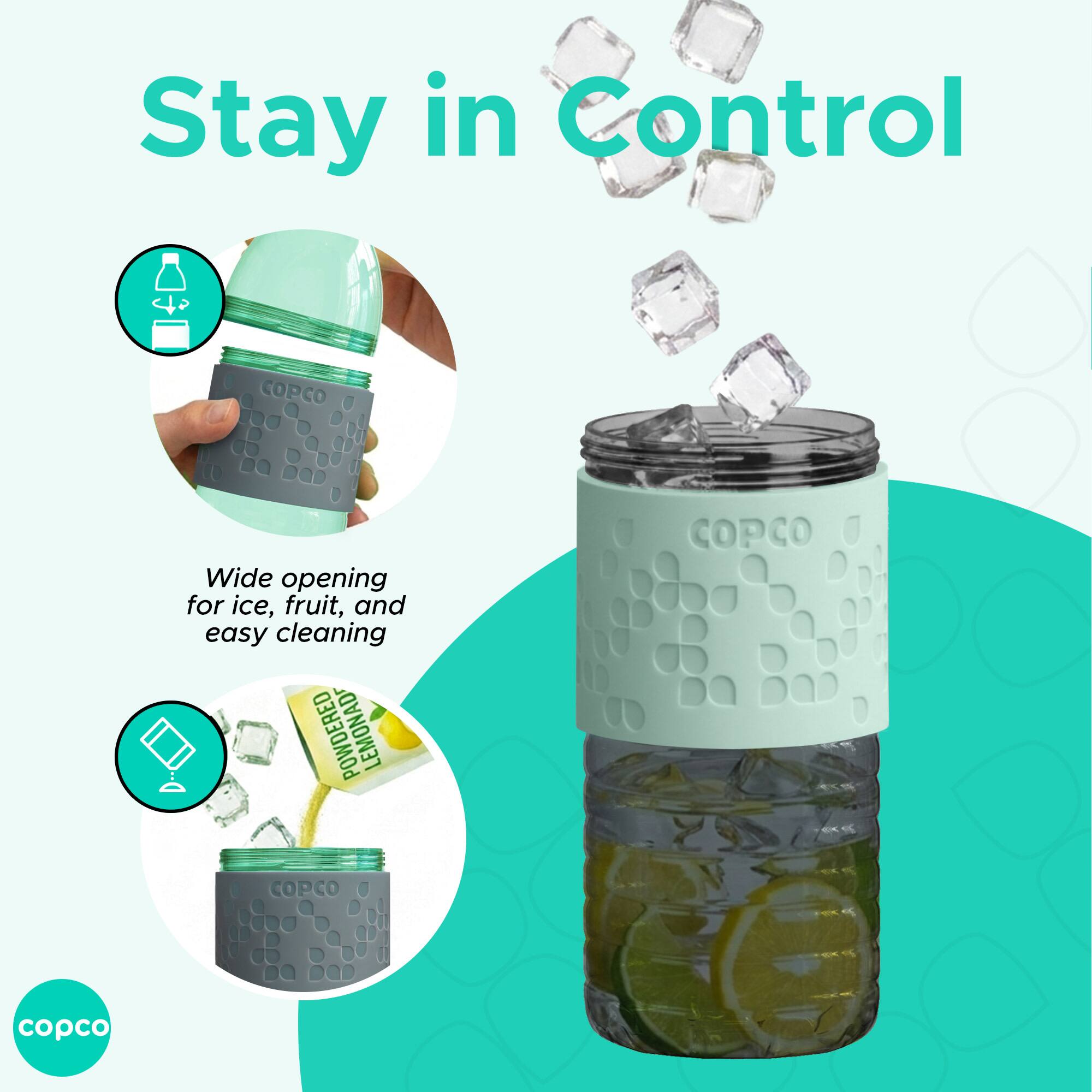 Stay in Control  
Wide opening for ice, fruit, and easy cleaning  
POWDERED COPCO  
copco