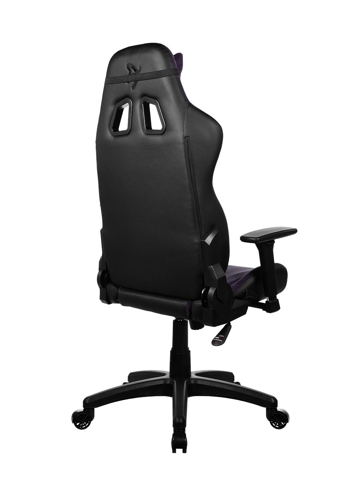 Alt View 13. Arozzi - Avanti Soft Fabric Chair - Pure Purple.