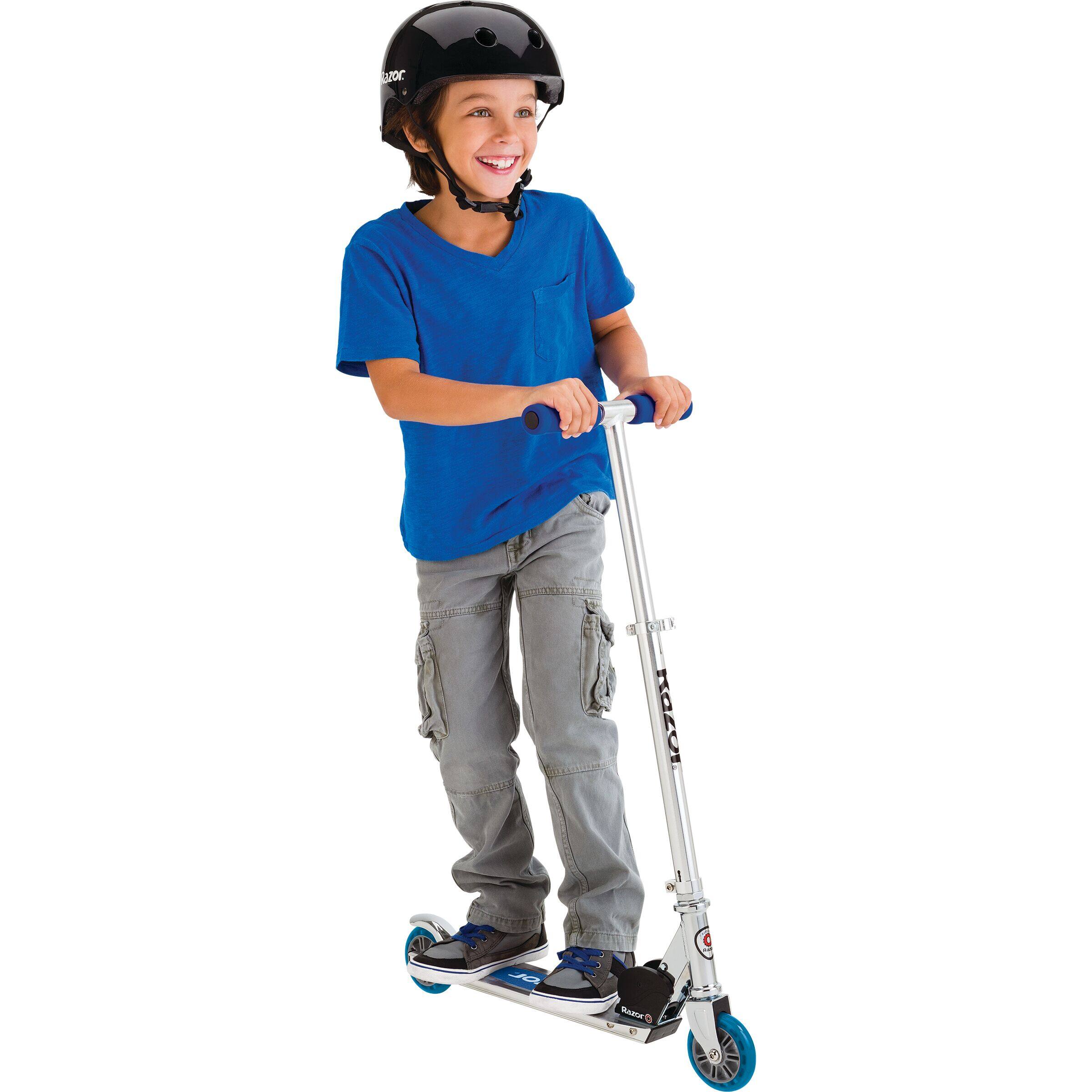 Alt View 4. Razor - A Model - Kick Scooter for Ages 5+ - Blue.