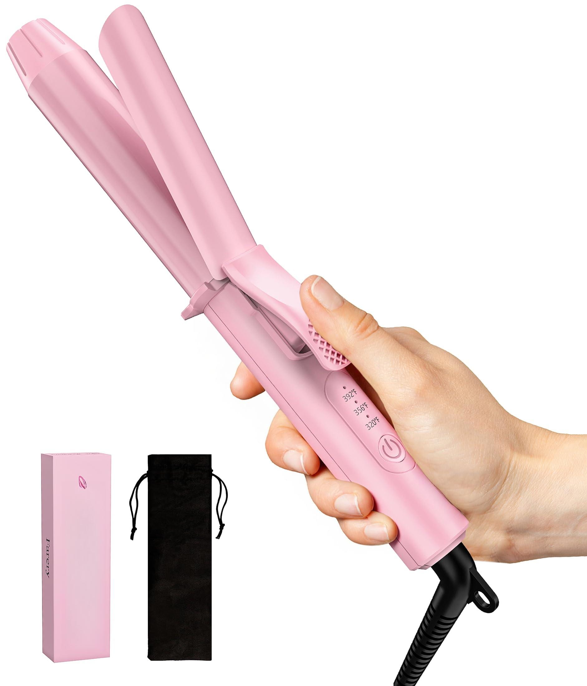 Dazzling Pops - Mini Curling Iron Ceramic Hair Curler With Dual For Travel - 1 inch