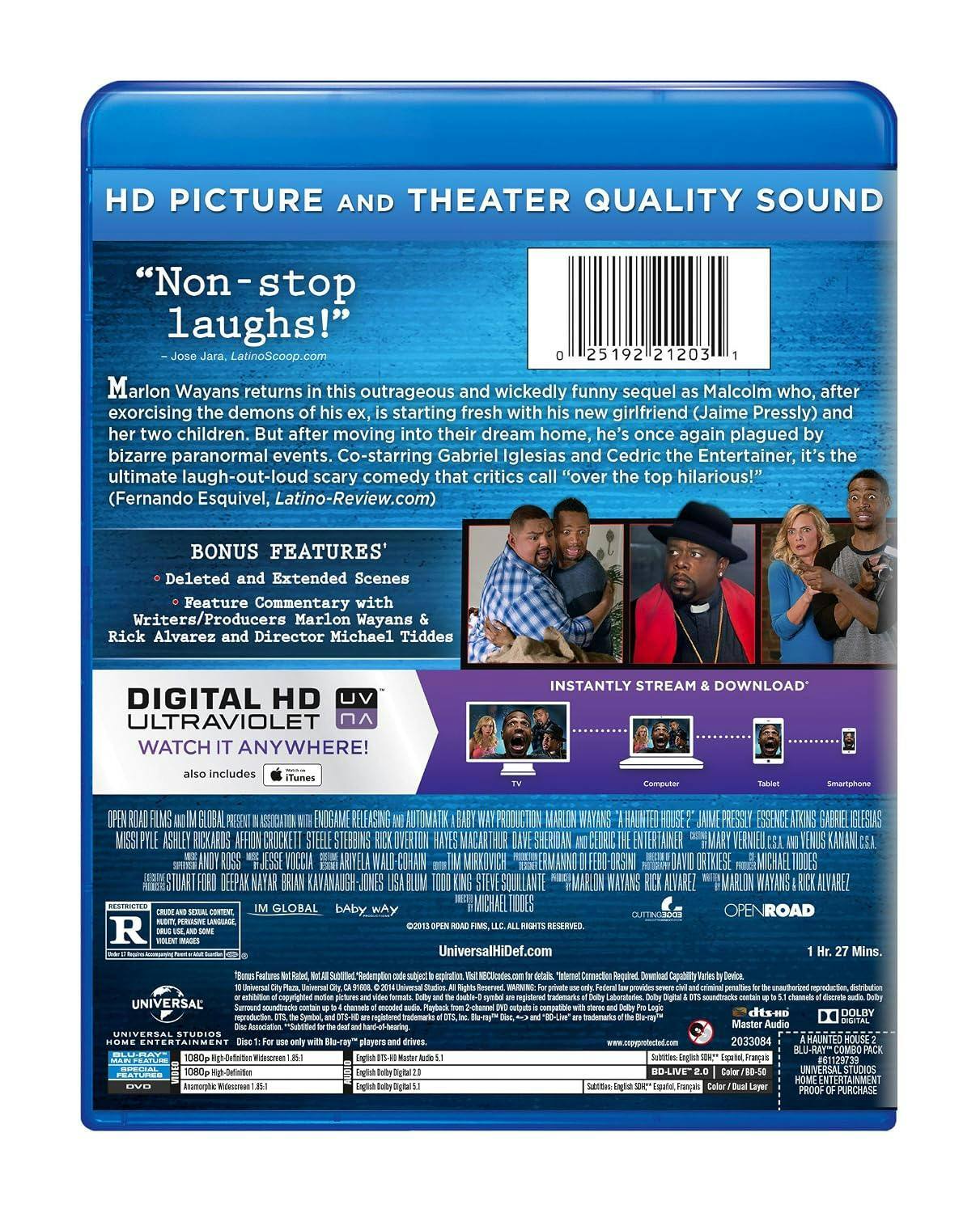 Angle. A Haunted House 2 (DVD) [Blu-ray].