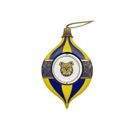 Santa's Workshop - North Carolina A&T Aggies Two-Piece 5.5" Spinning Bulb Ornament Set - Blue