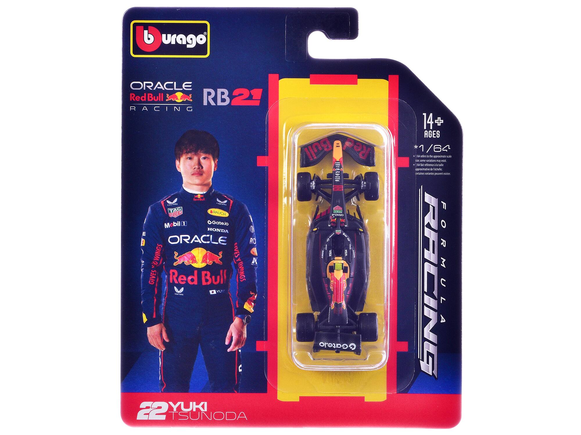 URAGO ORACLE Red Bull RB21 RACING - aadaa dis ..d.. TA BACH STE Mobili GGateJo HONDA E ORACLE DR SONIMO SIVES Y A GIVES Red Bull BWINGS V YU 22 YUKI TSUNODA Bull Re SP AO POVI Gato.lo 14+ AGES 1/64 / da i  -  wae - Le celatiom T - a  a   . tr cain sarumn - NAE RACING FORMULA