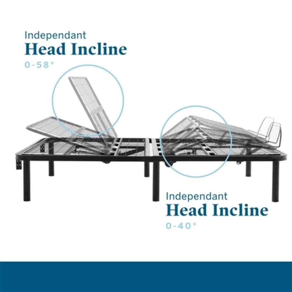 Independent Head Incline  
0 - 58°  

Independent Head Incline  
0 - 40°