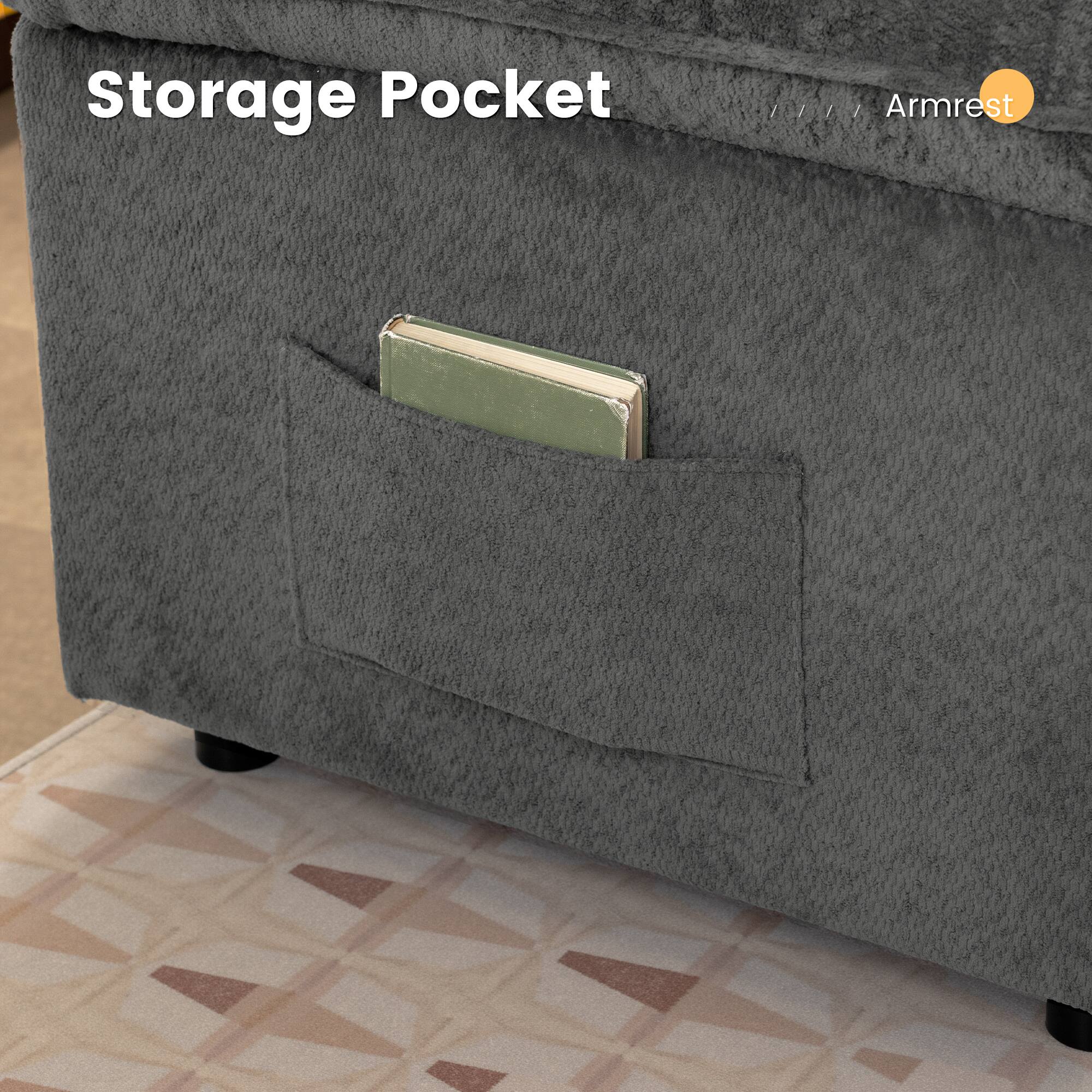 Storage Pocket  
Armrest