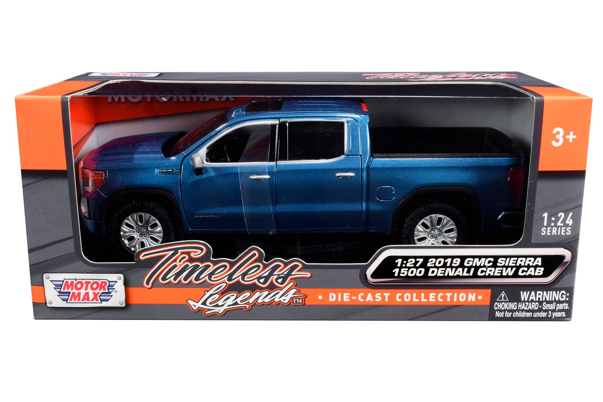 OV CVy P - MOTORMAX 3+ 1:24 2 SERIES Timeless 1:27 2019 GMC SIERRA 1500 DENALI CREW CAB MOTOR MAX Legends™ DIE-CAST COLLECTION ! WARNING: CHOKING HAZARD- Small parts. Not for children under 3 years.