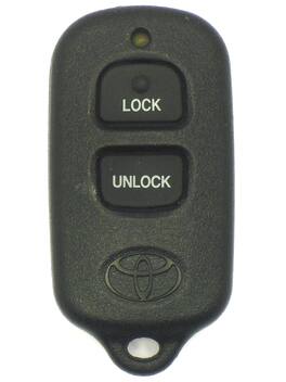 Car Keys Express - Toyota Keyless Entry Remote - 3 Buttons (Lock, Unlock, and Panic) - Black