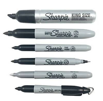 Sure, here is the corrected and grouped text:

1. Sharpie KING SIZE
2. SUPER Sharpie AP
3. Sharpie FINE POINT AP
4. Sharpie AP
5. Sharpie MIN