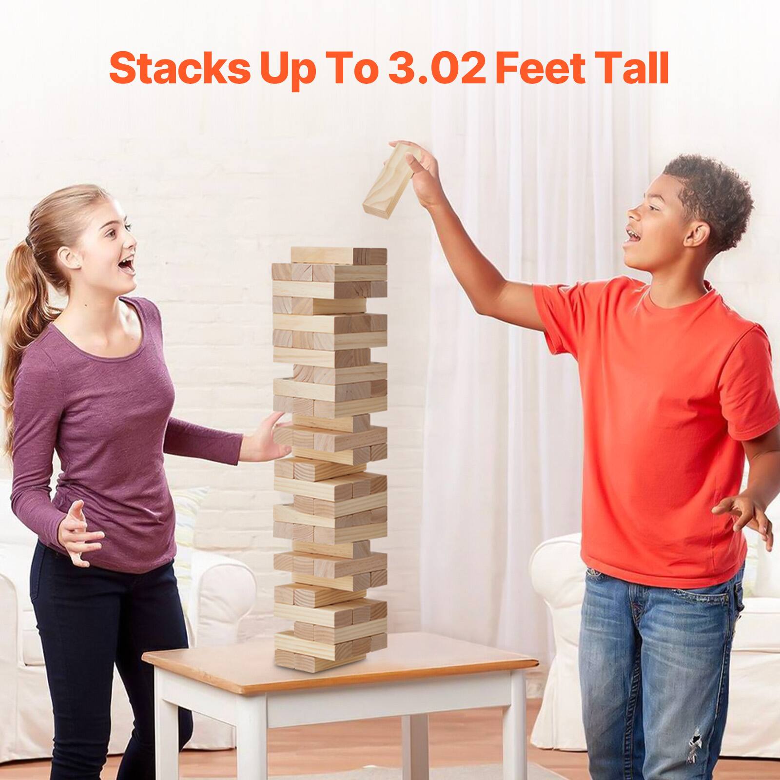 Stacks Up To 3.02 Feet Tall