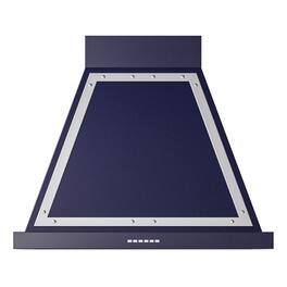 ILVE - 30 inches - Externally Vented - Wall Range Hood - Midnight Blue