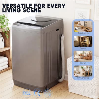 Automatic Washing Machine Portable Compact Laundry with 10 Wash Automatic Washing Machine Portable Compact Laundry with 10 Wash